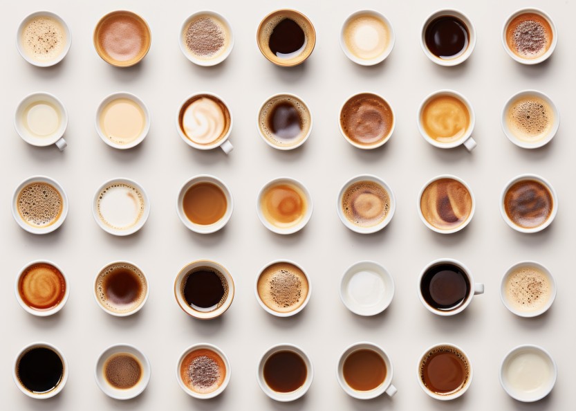 types de cafés