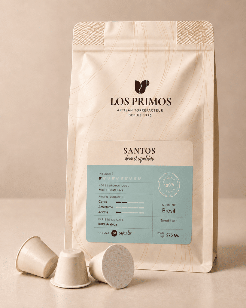 Sac de capsules de café Santos