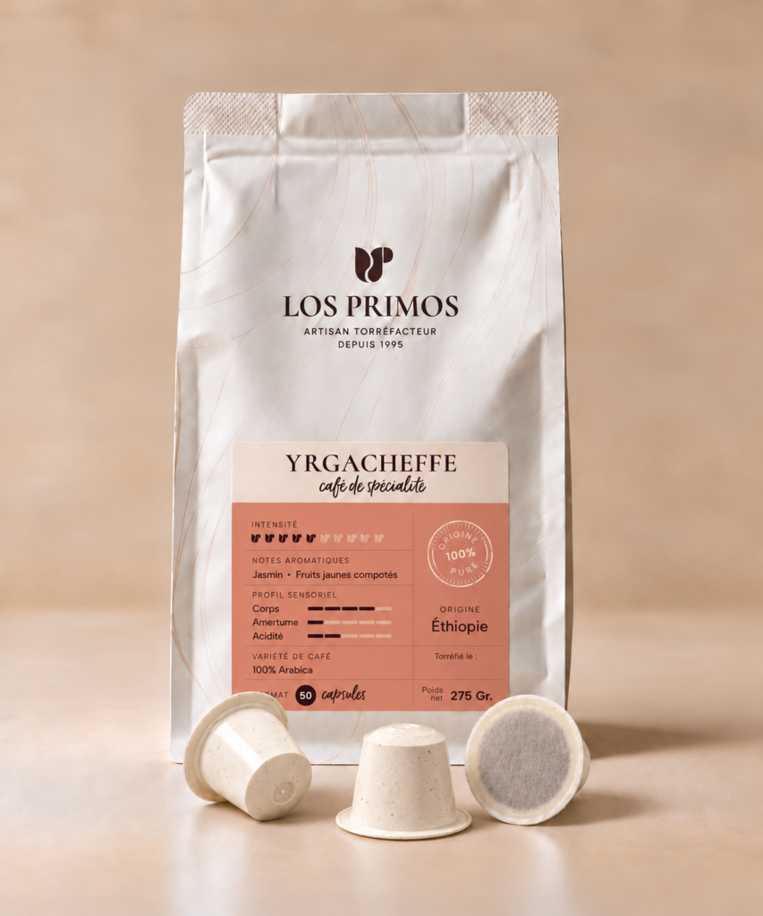 Sac De Capsules De Café YRGACHEFFE CAPSULES Los Primos